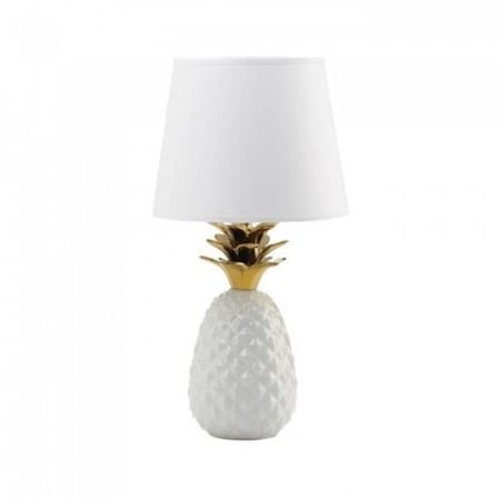 Gallery Of Light Gallery of Light 10018580 Topped Pineapple Lamp; Gold 10018580